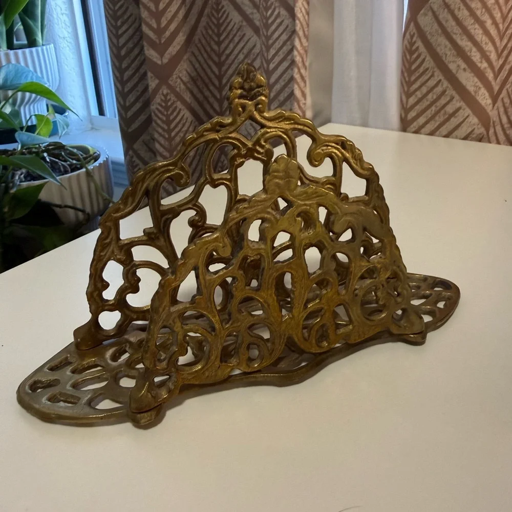 Vintage Brass Letter Holder - Picture 6 of 9